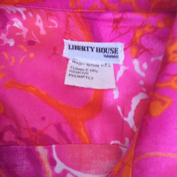 Vintage LIBERTY HOUSE Psychedelic Hawaiian Shirt - Picture 5 of 7